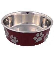 Миска Trixie Stainless Steel Bowl для собак, нержавеющая сталь, 0.4 л (25242) фото