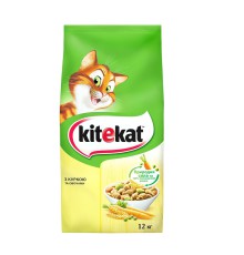 Kitekat для кішок з куркою 12 кг