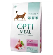 Optimeal Lamb Sensitive для кішок з чутливим травленням, з ягням 4 кг