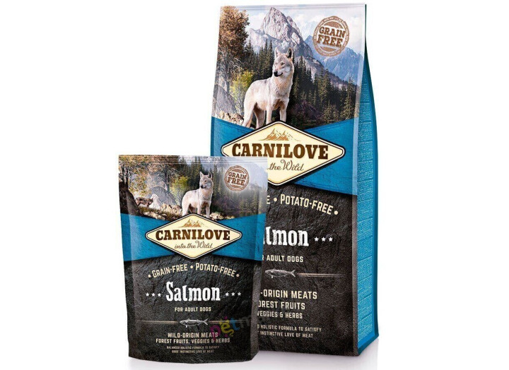 Carnilove Salmon для собак з лососем 12 кг