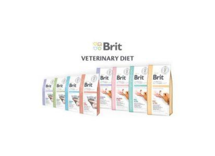 Brit VD Dog Diabetes для собак з індичкою та горохом 2 кг