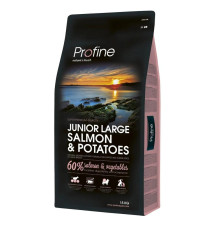 Profine Junior Large Breed Salmon для цуценят з лососем 15 кг