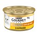 Gourmet Gold Шматочки в соусі для кішок з куркою 24x85 г