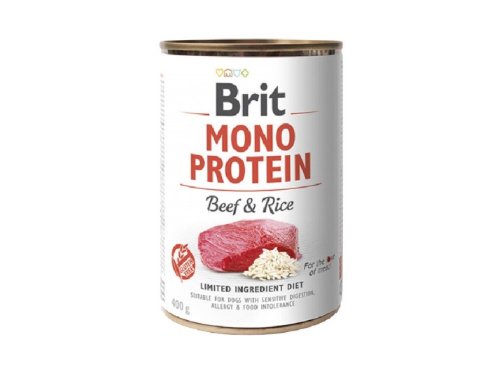 Brit Mono Protein Dog з яловичиною та рисом 400 г