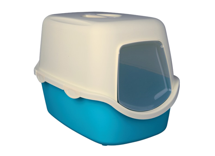 Туалет Trixie Vico Litter Tray для кішок закритий, 40х40х56 см бірюзово-білий (40275) Туалет Trixie Vico Litter Tray для кішок закритий, 40х40х56 см бірюзово-білий (40275)