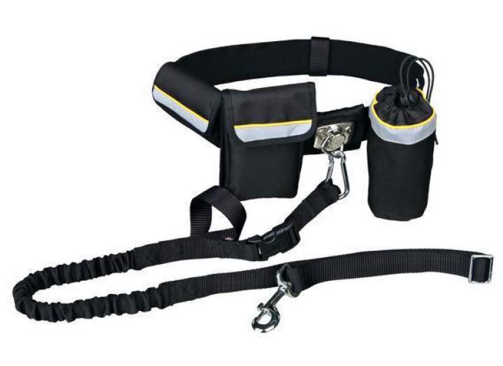 Поводок Trixie Waist Belt with Leash для собак с поясом, нейлон, 1-1,35 м (1275)
