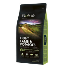 Profine Light Lamb Potatoes для собак з ягням 15 кг