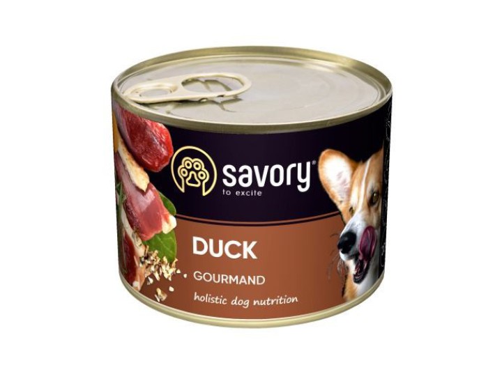 Savory Dog Gourmand Duck для собак з качкою 200 г