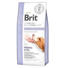 Brit VD Gastrointestinal Dog для собак с селедкой, лососем и горохом 12 кг