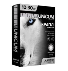 Капли Unicum Рremium от блох и клещей для собак 10-30 кг (1пип)