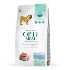 Optimeal Hypoallergenic Medium Large для собак средних и крупных пород с лососем 12 кг