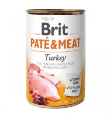 Brit Pate Meat Dog для собак паштет з індичкою 400 г