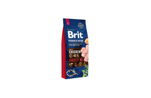 Сухой корм для больших пород Brit Premium Adult L 15 кг