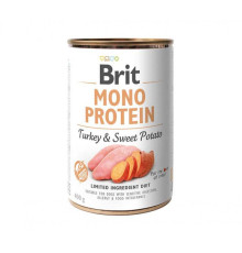 Brit Mono Protein Dog з індичкою та солодкою картоплею 400 г