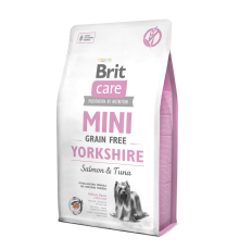 Brit Care Mini GF Yorkshire для собак з лососем та тунцем 2 кг