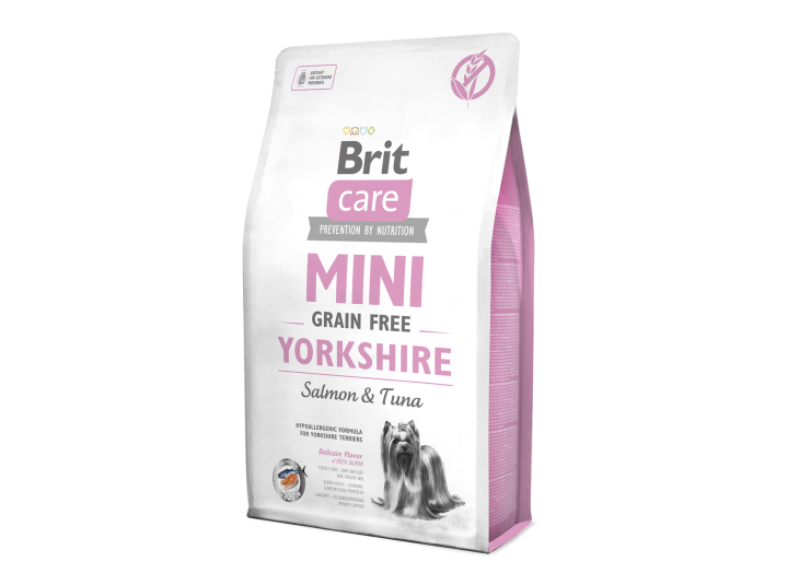 Brit Care Mini GF Yorkshire для собак з лососем та тунцем 2 кг