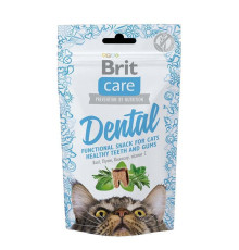 Brit Care Dental Ласощі для підтримки здоров'я зубів у кішок 50 г