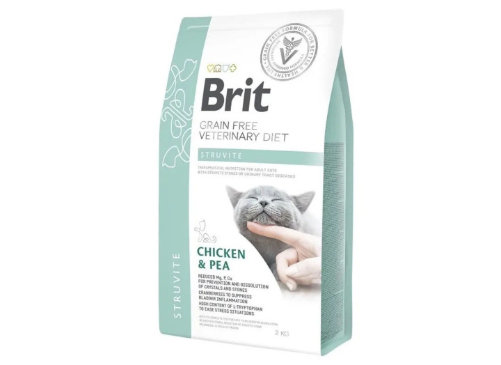 Brit VD Cat Struvite для кішок з куркою 2 кг