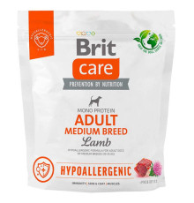 Brit Care Medium Hypoallergenic Breed Lamb для собак з ягнятком 1 кг