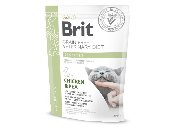 Brit VD Cat Diabetes для кішок з куркою 400 г