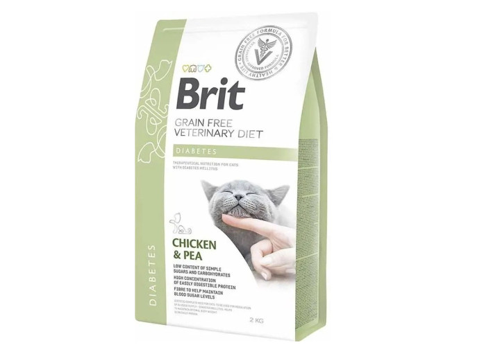 Brit VD Cat Diabetes для кішок з куркою 2 кг
