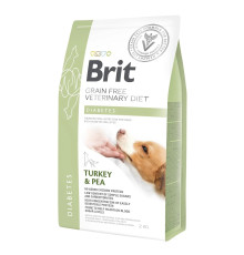Brit VD Dog Diabetes для собак з індичкою та горохом 2 кг