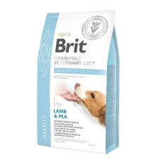 Brit VD Obesity Dog для собак з ягнятком та горохом 2 кг