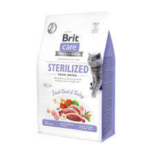 Brit Care GF Sterilised Weight Control для котів з качкою 2 кг