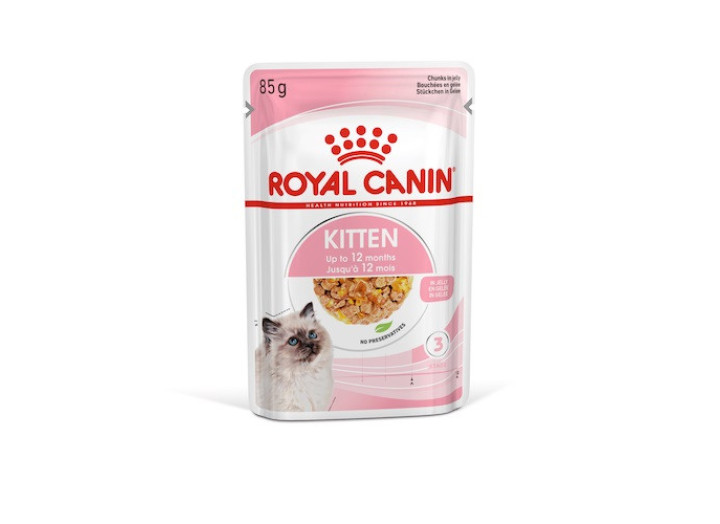 Royal Canin Kitten Instinctive у желе для кошенят 12x85 г