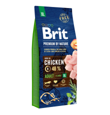 Brit Premium Adult XL для собак із куркою 3 кг