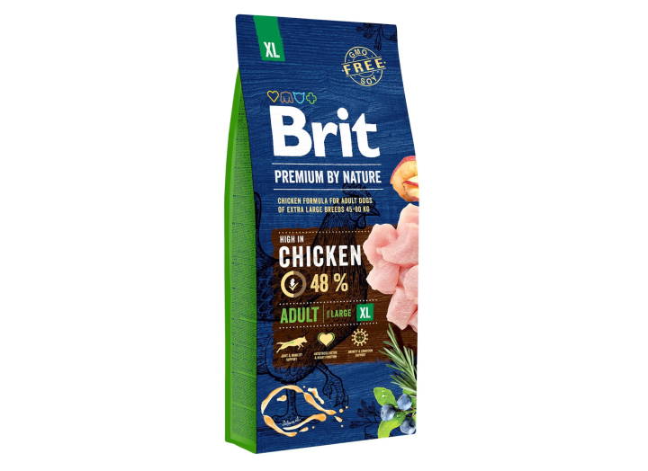 Brit Premium Adult XL для собак із куркою 3 кг