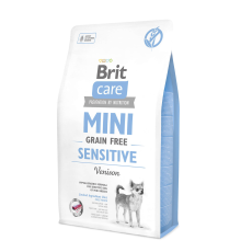 Brit Care Mini GF Sensitive для собак з оленіною 7 кг