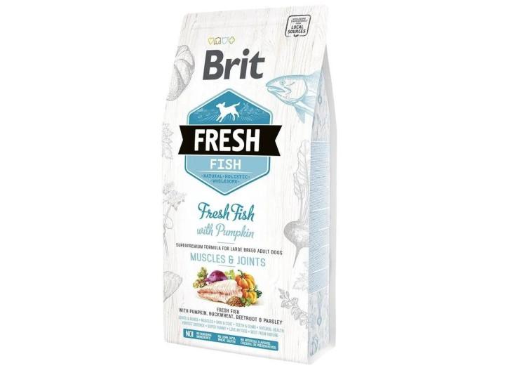 Brit Fresh Fish Pumpkin Adult Large для собак крупных пород с рыбой и тыквой 2.5 кг Brit Fresh Fish Pumpkin Adult Large для собак крупных пород с рыбой и тыквой 2.5 кг