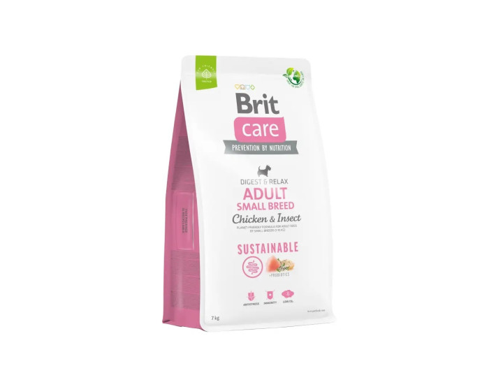 Brit Care Sustainable Adult Small Breed Chicken and Insect з куркою 7 кг