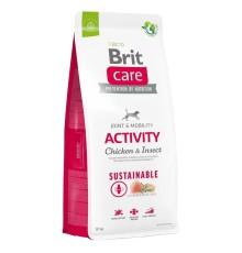 Brit Care Dog Sustainable Activity Chicken для собак с курицей и насекомым 12 кг