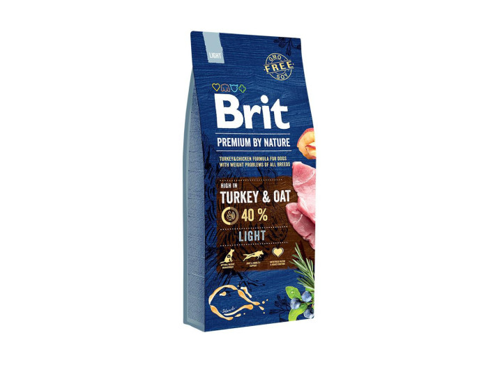Brit Premium Light для собак з індичкою 3 кг