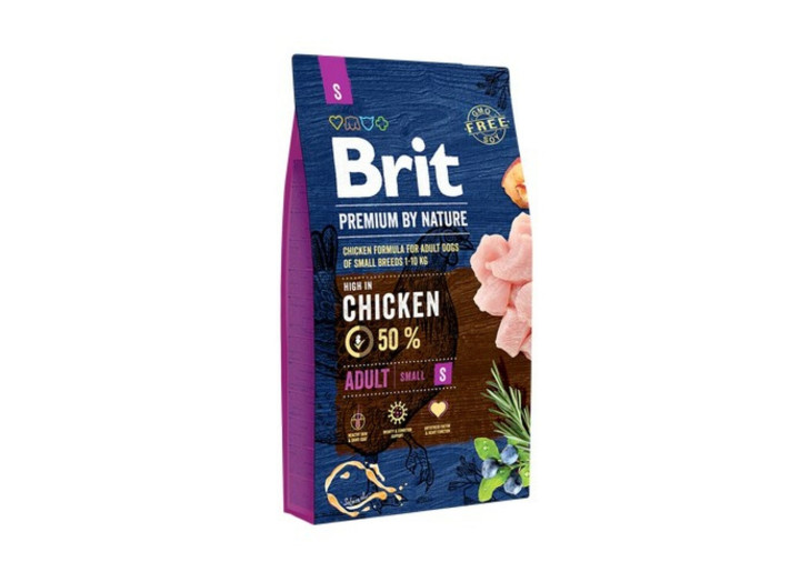 Brit Premium Adult Small S для собак з куркою 1 кг