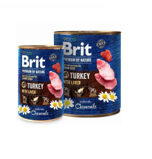 Brit Premium by Nature з печінкою індички для собак 400 г