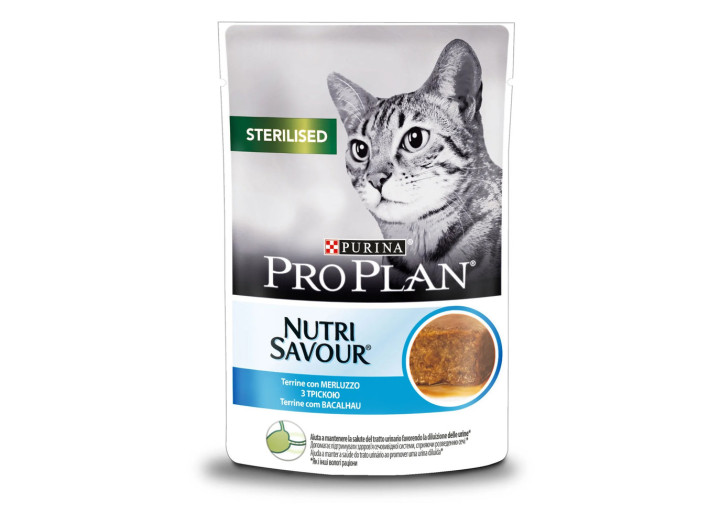 Purina Pro Plan Adult Sterilised для стерилізованих кішок паштет з тріскою 24х85 г