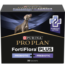 Purina Veterinary Diets FortiFlora Plus пробіотик з пребіотиком для собак та цуценят 30х1г
