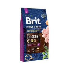 Brit Premium Adult Small S для собак з куркою 8 кг