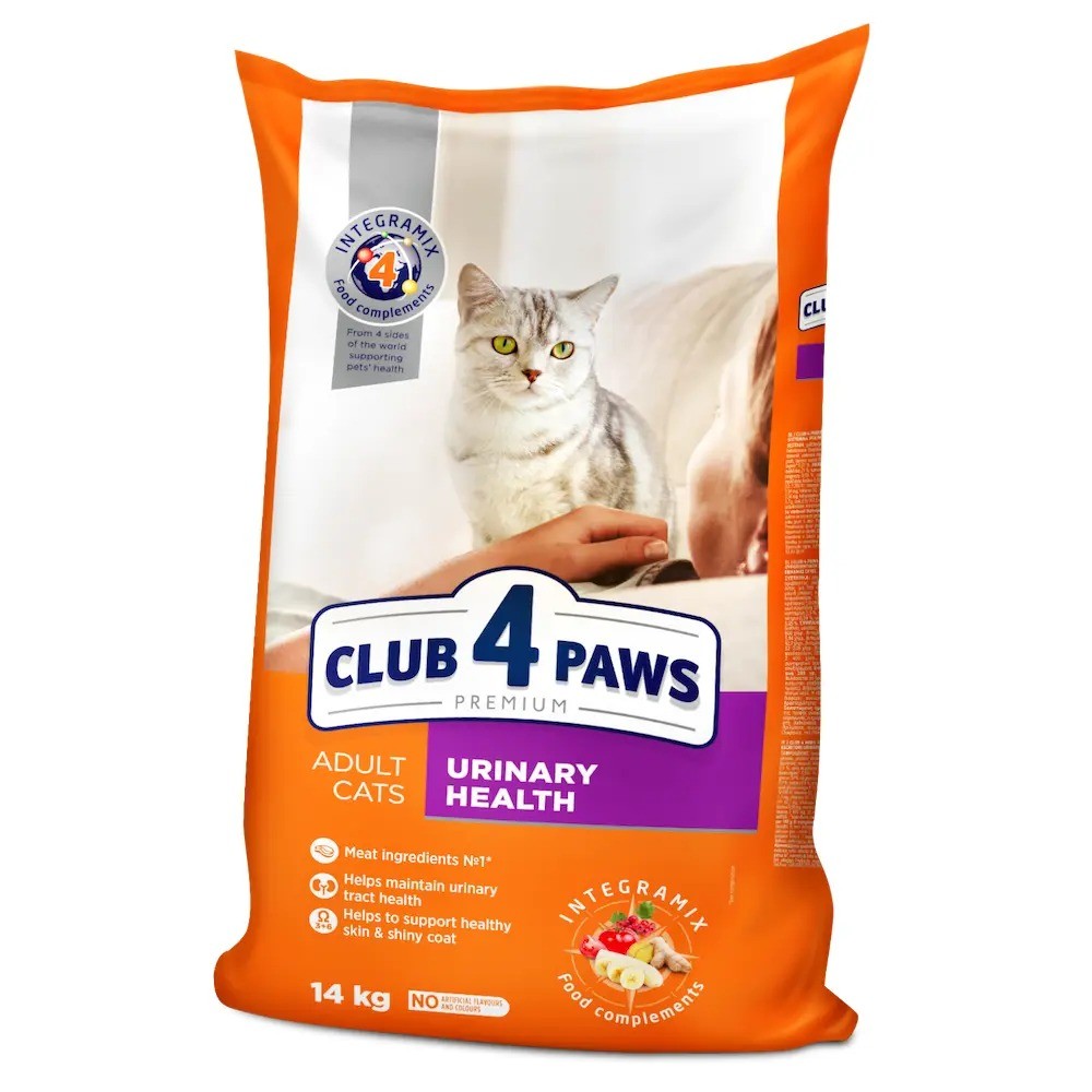 Клуб 4 Лапи Premium Urinary Health для котів 14 кг