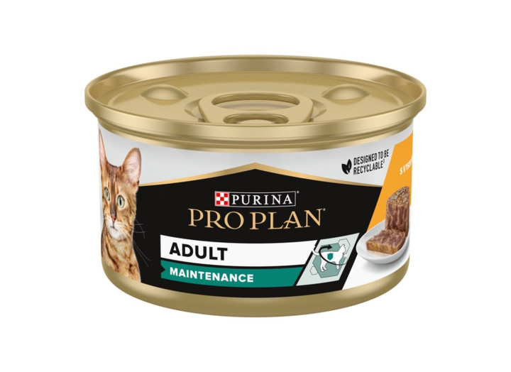 Purina Pro Plan Adult Maintenance шматочки в паштеті з куркою для дорослих кішок 24*85 г