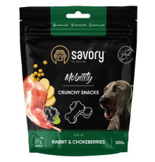 Savory Dog Mobility Crunchy Snack із кроликом для собак 200 г