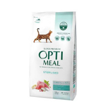 Optimeal Sterilised Turkey для стерилізованих кішок з індичкою 1.5 кг