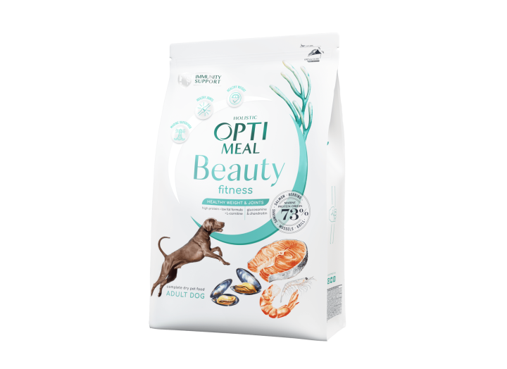 Optimeal Dog Beauty Fitness для собак підтримки здоров'я суглобів 4 кг