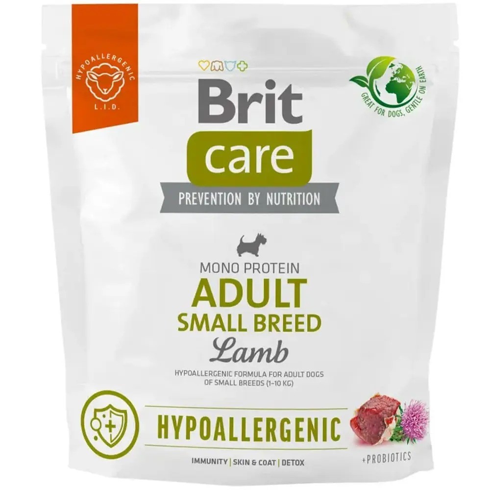 Brit Care Dog Hypoallergenic Adult Small Breed з ягням 1 кг