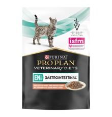 Purina Veterinary Diets EN Gastrointestinal Feline в подливке с лососем для кошек 10х80 г
