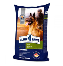 Акція Клуб 4 Лапи Premium Scout для собак великих та середніх порід 14 кг