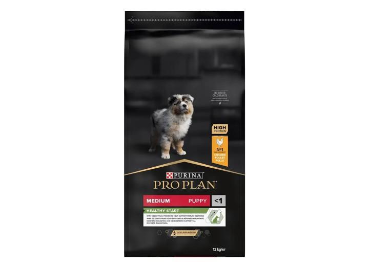 Purina Pro Plan Puppy Medium Healthy Start для щенков с курицей 12 кг